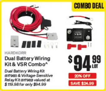 SuperCheap Auto Dual Battery Wiring Kit & VSR Combo offer