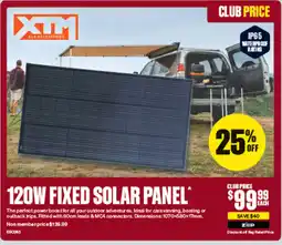 SuperCheap Auto 120w Fixed Solar Panel offer