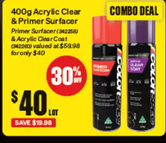 SuperCheap Auto Acrylic Clear & Primer Surfacer offer