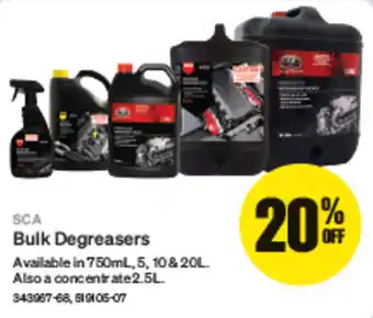 SuperCheap Auto Bulk Degreasers offer