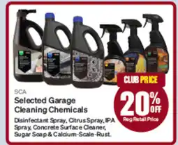 SuperCheap Auto Selected garage cleaning chemicals offer