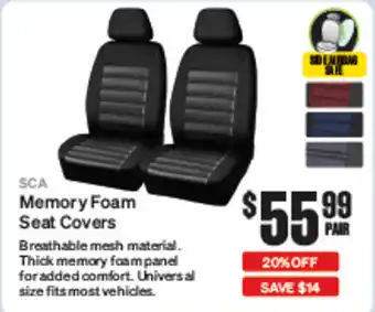 SuperCheap Auto Memory Foam Seat Covers offer