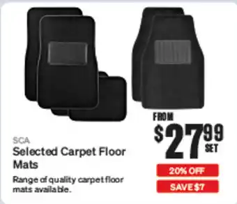 SuperCheap Auto Selected Carpet Floor Mats offer