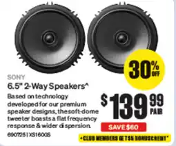 SuperCheap Auto 6.5" 2-Way Speakers offer