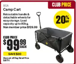 SuperCheap Auto Camp Cart offer