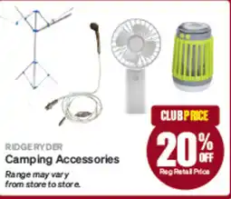 SuperCheap Auto Camping Accessories offer