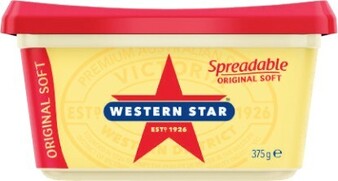 Coles Western Star Spreadable 375g offer