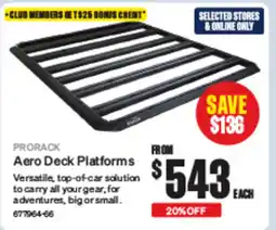 SuperCheap Auto Aero Deck Platforms offer