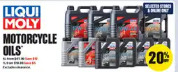 SuperCheap Auto Motorcycle Oils offer