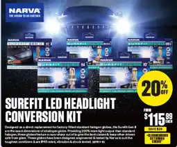 SuperCheap Auto Surefit Led Headlight Conversion Kit offer