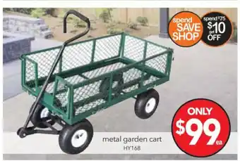 Cheap as Chips Metal Garden Cart offer