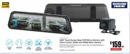 SuperCheap Auto 9.66" Touch Screen Rear DVR Mirror Monitor with Voice Control, ADAS and 1080p Rear Camera offer