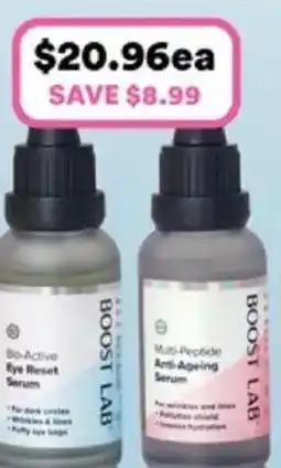 Priceline Boost Lab Skincare Range offer