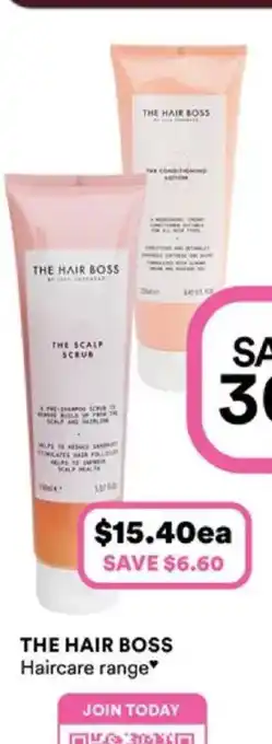 Priceline The Hair Boss Haircare Range offer