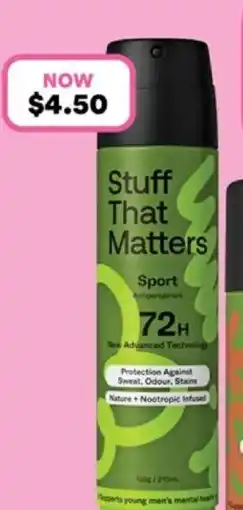 Priceline Stuff That Matters Men's Grooming Range offer