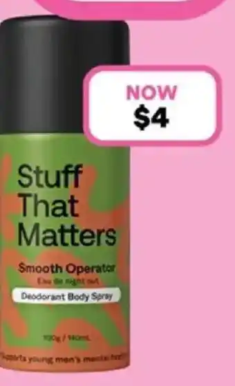 Priceline Stuff That Matters Men's Grooming Range offer