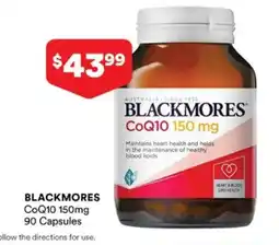 Priceline Blackmores CoQ10 150mg 90 Capsules offer