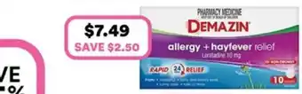 Priceline Demazin Allergy+Hayfever offer