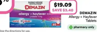 Priceline Demazin Allergy+Hayfever offer