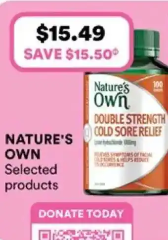 Priceline Nature's Own offer