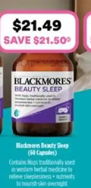 Priceline Blackmores Beauty Sleep offer