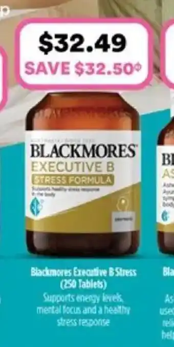 Priceline Blackmores Executive B Stress offer