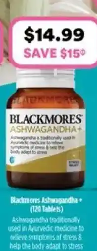 Priceline Blackmores Ashwagandha offer