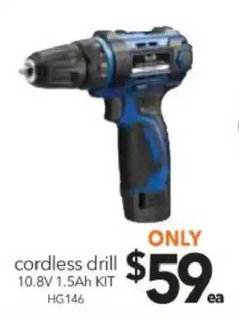 Cordless Drill 10.8V 1.5Ah Kit