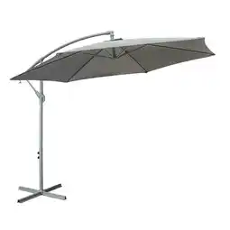 Stratco Cantilever Umbrella 3m Charcoal offer