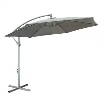 Stratco Cantilever Umbrella 3m Charcoal offer