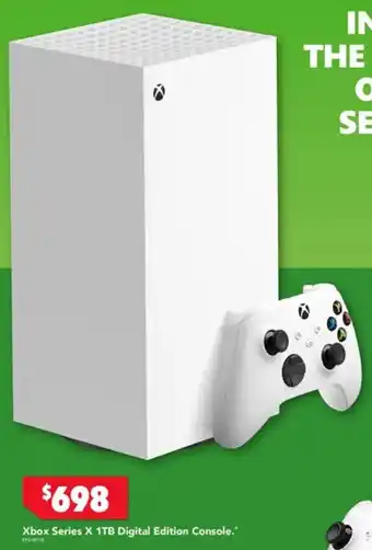 Harvey Norman Xbox Series X 1TB Digital Edition Console offer