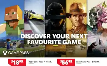 Harvey Norman Xbox Game Pass  3 Month offer