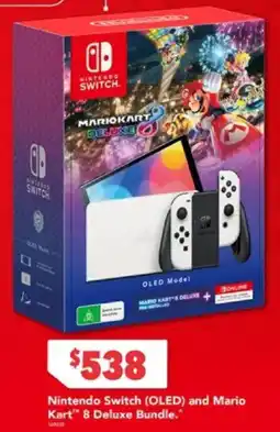 Harvey Norman Nintendo Switch OLED and Mario Kart 8 Deluxe Bundle offer