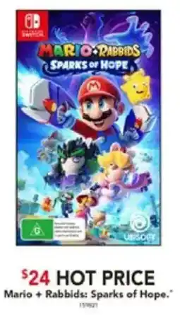 Harvey Norman Mario rabbids sparks of hope offer