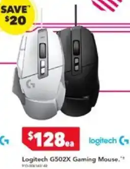 Harvey Norman Logitech G502X Gaming Mouse offer