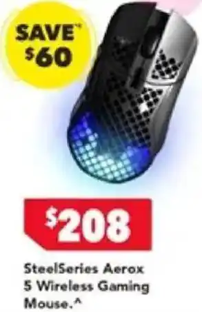 Harvey Norman SteelSeries Aerox 5 Wireless Gaming Mouse offer