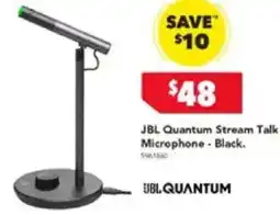 Harvey Norman JBL Quantum Stream Talk Microphone  Black offer