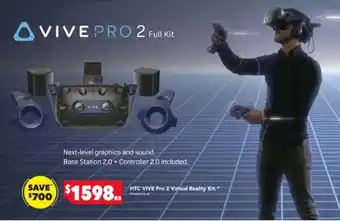 Harvey Norman HTC VIVE Pro 2 Virtual Reality Kit offer