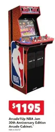 Harvey Norman Arcade1Up NBA Jam 30th Anniversary Edition Arcade Cabinet offer