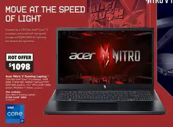 Harvey Norman Acer Nitro V Gaming Laptop offer