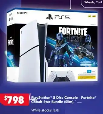 Harvey Norman PlayStation 5 Disc Console  Fortnite  Cobalt Star Bundle Slim offer