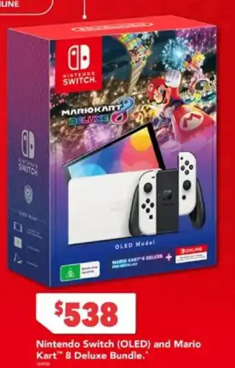 Harvey Norman Nintendo Switch OLED and Mario Kart 8 Deluxe Bundle offer