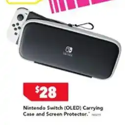 Harvey Norman Nintendo Switch OLED Carrying Case and Screen Protector offer