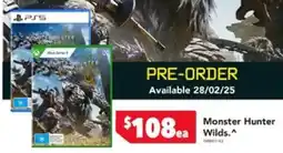 Harvey Norman Monster Hunter Wilds offer