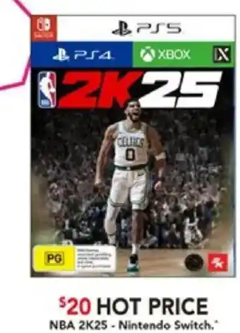 Harvey Norman NBA 2K25  Nintendo Switch offer