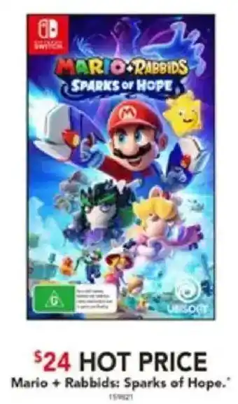 Harvey Norman Mario rabbids sparks of hope offer