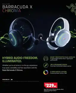 Harvey Norman Razer Barracuda X Chroma Wireless Multi- Platform Gaming Headset offer