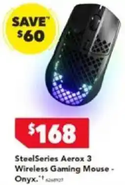 Harvey Norman SteelSeries Aerox 3 Wireless Gaming Mouse  Onyx offer