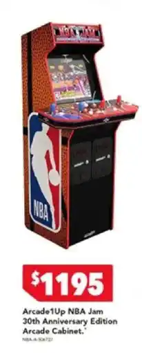 Harvey Norman Arcade1Up NBA Jam 30th Anniversary Edition Arcade Cabinet offer