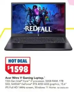 Harvey Norman Acer Nitro V Gaming Laptop offer